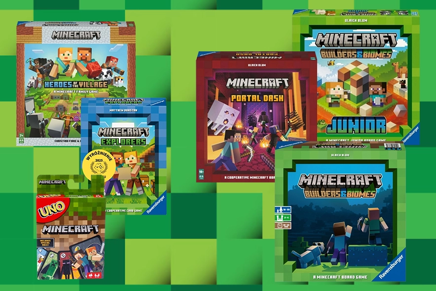 Lubisz Minecrafta? Musisz zagrać w te planszówki!