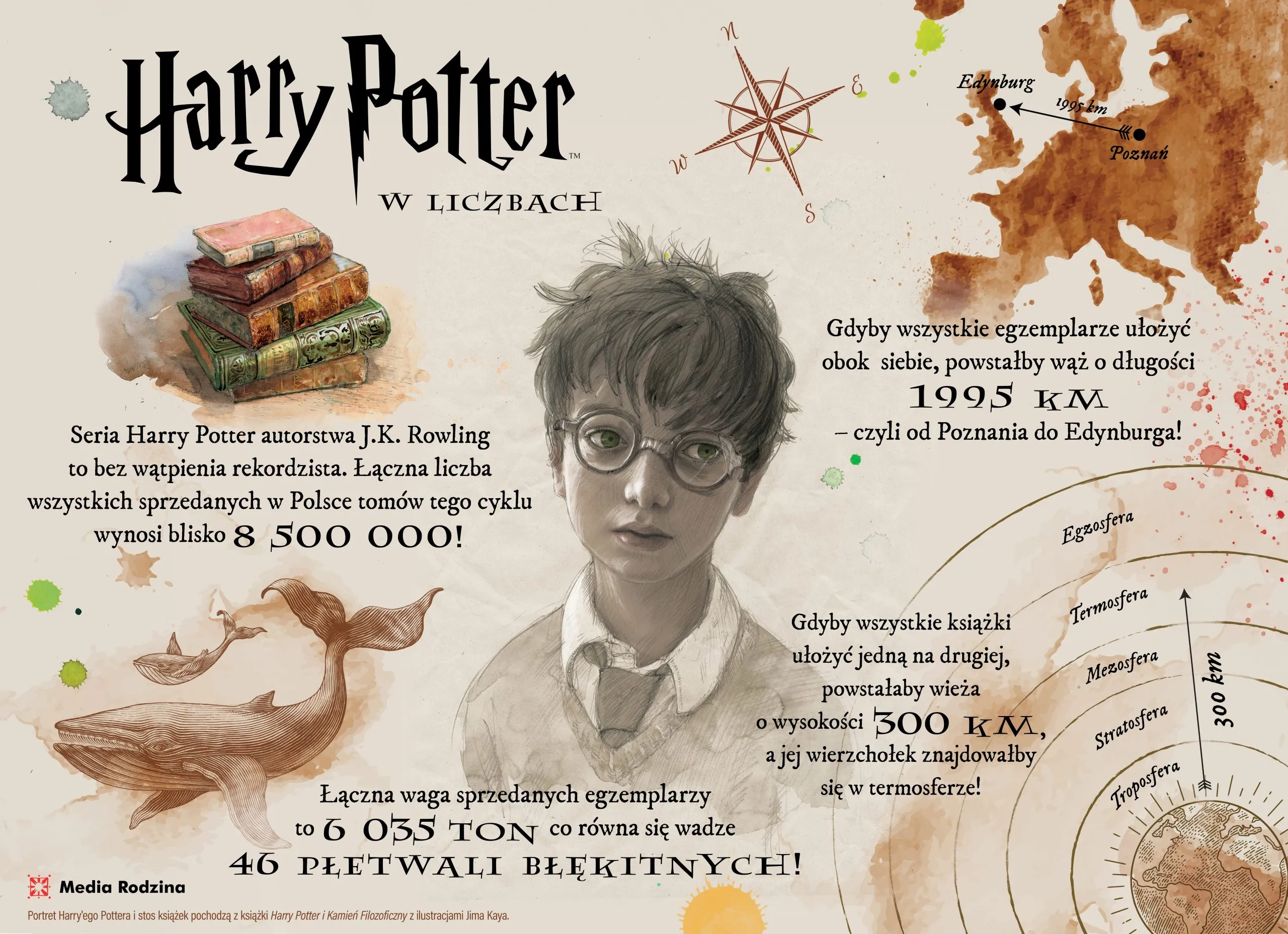 Harry Potter w liczbach &ndash; infografika
