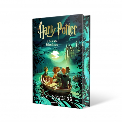 Harry Potter i Kamień Filozoficzny &ndash; polska okładka z barwionymi brzegami