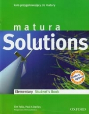 Matura Solutions Elementary Student's Book - Falla Tim, Davies Paul