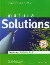 Matura Solutions Elementary Student's Book - Tim Falla, Paul Davies