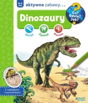 Dinozaury Maluję, zgaduję, wycinam - <br />