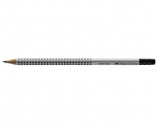 Ołówek Grip 2001 HB z gumką - srebrny (117200 FC)