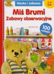 Miś Brumi Zabawy obserwacyjne Nauka i zabawa - <br />