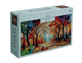 Puzzle 2000: Stained Glass 1 - Colorful Forest