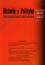 Historia i Polityka Półrocznik poświęcony myśli politycznej i stosunkom międzynarodowym