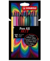 Flamastry Pen 68 Arty etui - 12 kolorów