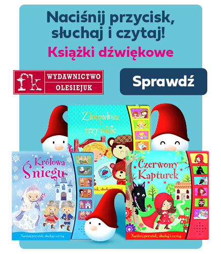 Naciśnij przycisk, słuchaj i czytaj! - książki dźiękowe