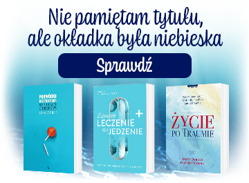 Nie pamiętam tytułu, ale okładka była niebieska