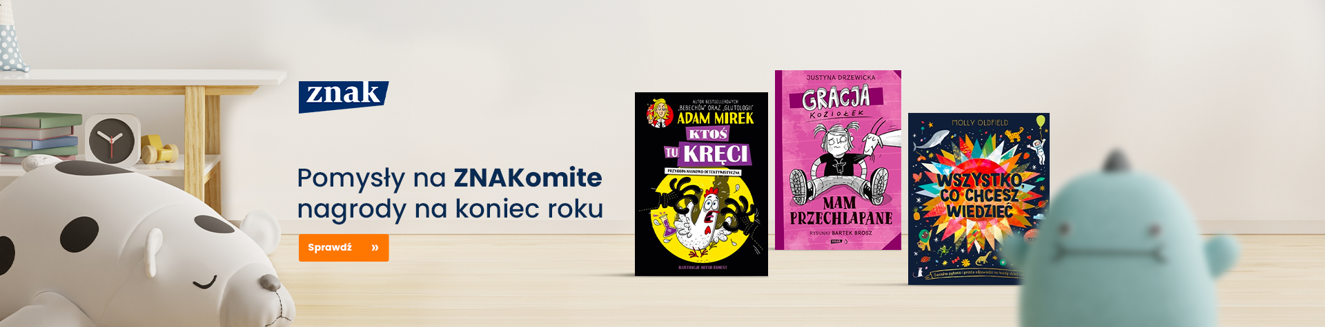 Pomysły na ZNAKomite nagrody na koniec roku - slider