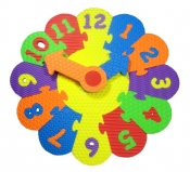 Zegar puzzle gąbka