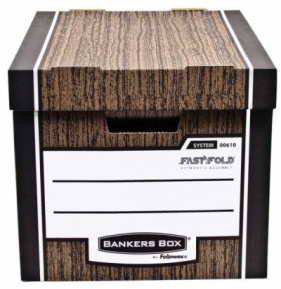 Pudło archiwizacyjne Fellowes Woodgrain A4 - brązowy 325 mm x 258 mm x 385 mm (0061001)