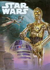 Brulion A5 Star Wars w kratkę 96 kartek Droidy - <br />