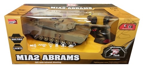 Czołg M1A2 Abrams zdalnie sterowany zielony