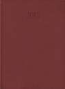 Kalendarz 2015 Książkowy Dzienny A4 z obszyciem TUCSON czerwony