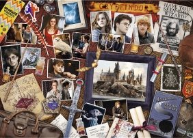 Trefl, Puzzle 500: Harry Potter - Pamiątki z Hogwartu (37400)