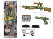 Strzelba + pistolet + 8 pocisków + tarcza