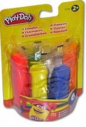 Play-Doh Ciastolina jaskrawe kolory 6 sztuk - <br />