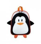 Tornister Mini Pingwin czarno-szary