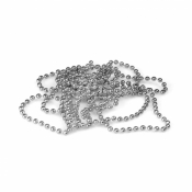 Łańcuch perełki srebrny 270cm