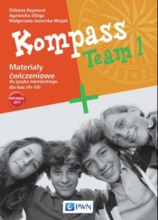 Kompass Team 1 Materiały ćwiczeniowe do języka niemieckiego dla klas VII-VIII (Uszkodzona okładka) - Elżbieta Reymont, Agnieszka Sibiga, Małgorzata Jezierska-Wiejak