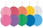 Balony w kształcie piłki bez nadruku mix kolorów 50 szt (Gpbi)