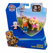 Zestaw figurek Skye i Alexa Portera Psi Patrol