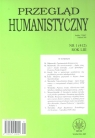 Przegląd humanistyczny 1/2009  Opracowanie zbiorowe