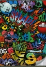 Zeszyt A5 w kratkę 60 kartek Graffiti