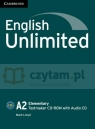 English Unlimited Elementary Testmaker CD-ROM and Audio CD Mark Lloyd