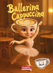 Kolorowanka Ballerina Cappuccina z naklejkami - Agata Niemirska