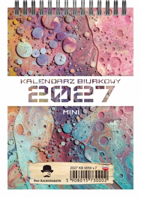 Kalendarz 2027 A5 biurkowy tygodniowy Mini, 1 szt
