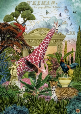 Heye, Puzzle 1000: Fantastyczna Fauna - Giraffolove (30100)