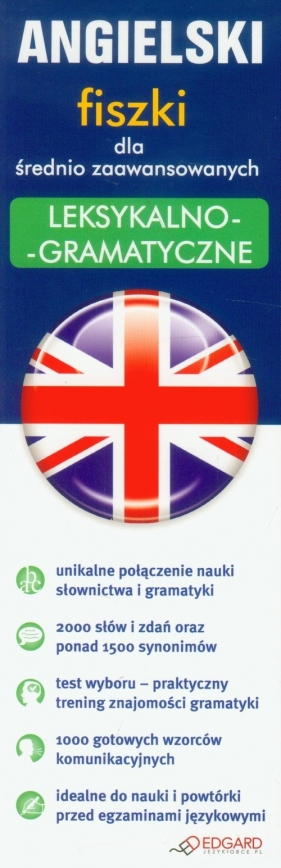 Angielski Fiszki leksykalno-gramatyczne dla średnio zaawansowanych