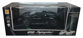Porsche 918 Spyder zdalnie sterowane skala 1:18 czarne - <br />
