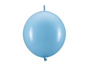 Balony z łącznikiem jasno niebieskie 33cm 20szt