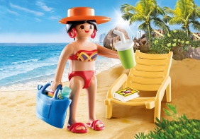 Playmobil Special Plus: Urlopowiczka z leżakiem (70300)