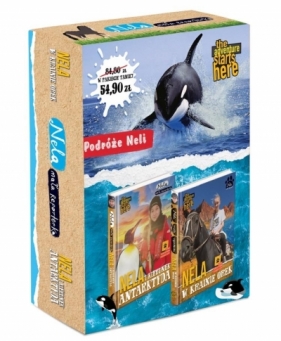 Pakiet: Nela i kierunek Antarktyda / Nela w krainie orek - Nela Mała Reporterka