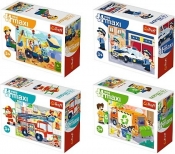 Puzzle 20 elementów Mini Maxi - Pojazdy ratunkowe/ 24 sztuki (56013)