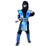 Strój Niebieski Ninja rozm. 130/140cm