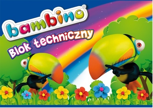 Blok techniczny A4 Bambino 10 kartek Tukan