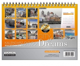 Kalendarz 2022 pocztówkowy City of Dreams (KALPOCZTCITY22)