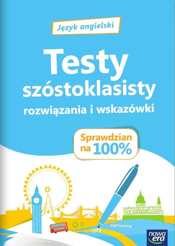 J.Angielski Sprawdzian na 100% Testy szóstokl. NE