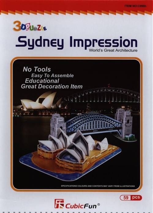 Puzzle 3D: Most i Opera w Sydney