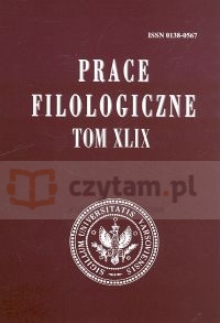 Prace filologiczne T 49