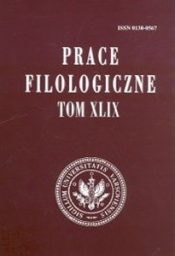 Prace filologiczne T 49 - Opracowanie zbiorowe