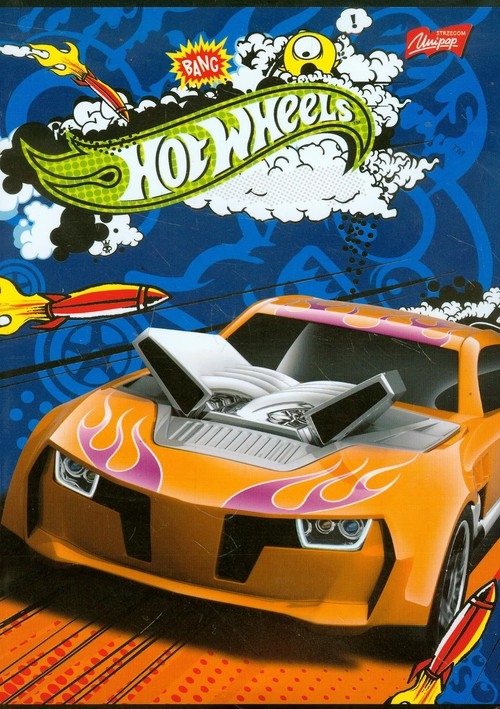 Zeszyt A5 Hot Wheels w 3 linie 16 kartek Bone Shake