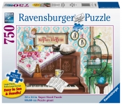 Ravensburger, Puzzle 750: Kot na pianinie (168002)