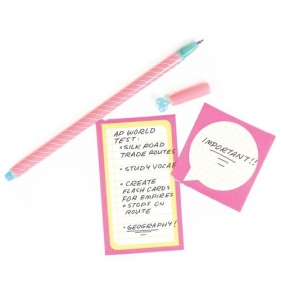 Długopisy Żelowe Słodkie Serduszka Love Notes 4 długopisy