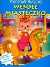 Kolorowe naklejki. Wesołe miasteczko